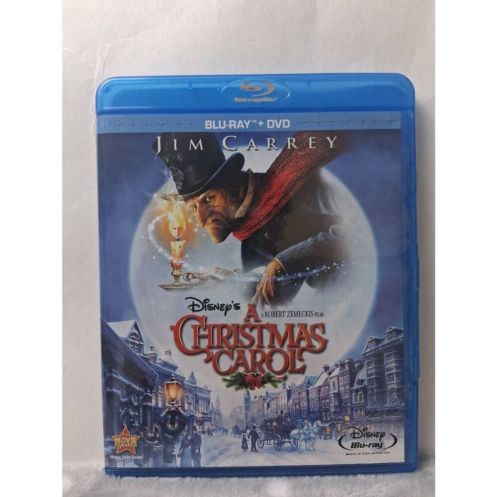 Disney’s a Christmas Carol    Blu-ray DVD Combo Tested-Preowned